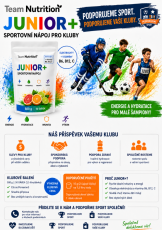 Team nutrition sportovní nápoj JUNIOR+ 500g