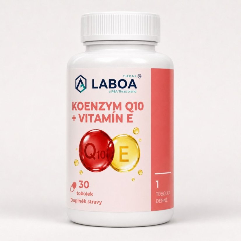 LABOA Coenzym Q10 + vitamín E LABOA Coenzym Q10 + vitamín E
